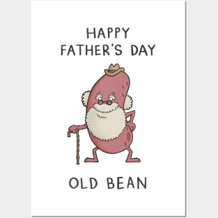 Happy Father's Day Old Bean Posters and Art